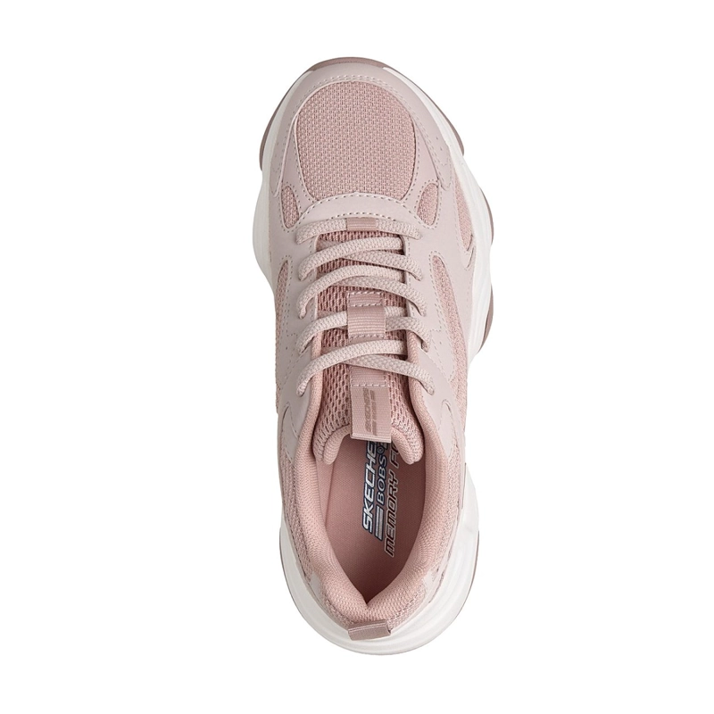 ZAPATILLAS SKECHERS MUJER BOBS SPORT DIEGO ROSADO - 2