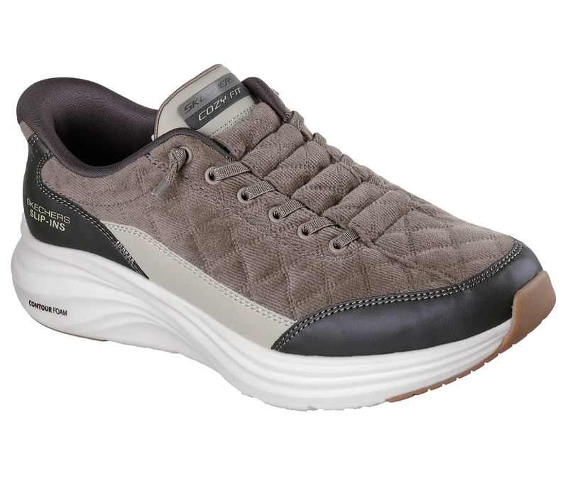 ZAPATILLAS SKECHERS HOMBRE SLIP-INS CONTOUR FOAM VERDE - 5