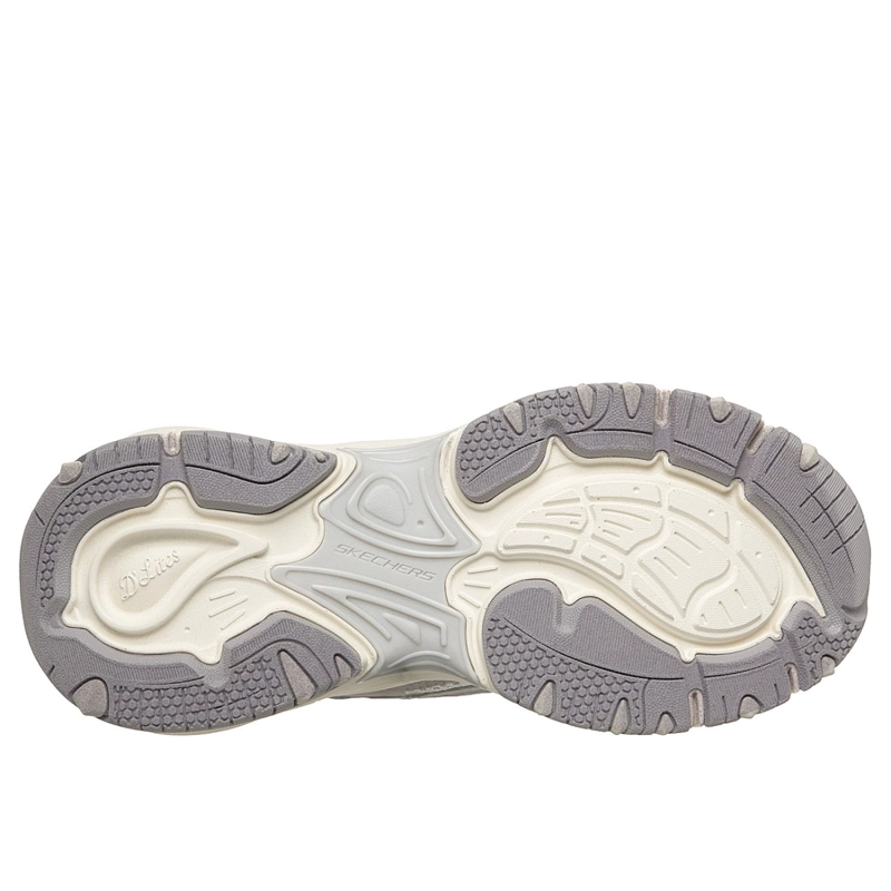 ZAPATILLAS SKECHERS MUJER SLIP-INS DLITES 6.0 GRIS - 3
