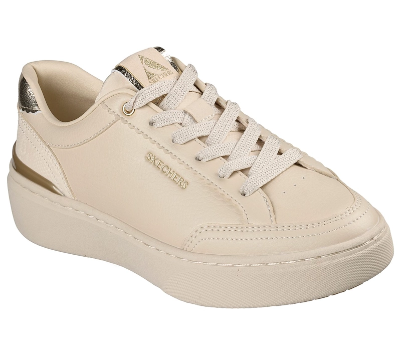 ZAPATILLAS SKECHERS MUJER CENTRAL EVERYDAY ICON BEIGE - 2