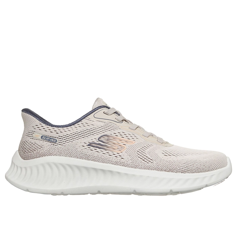 ZAPATILLAS SKECHERS MUJER SLIP-INS GO WALK NOW PARKER BEIGE - 1
