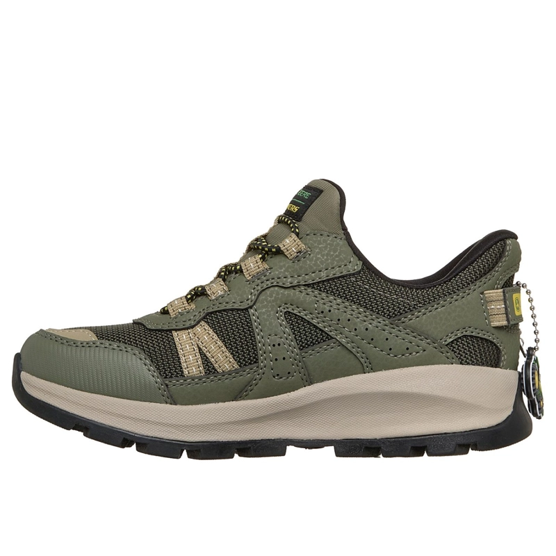ZAPATILLAS SKECHERS NIÑO SLIP-INS JOHN DEERE STORM VERDE - 4