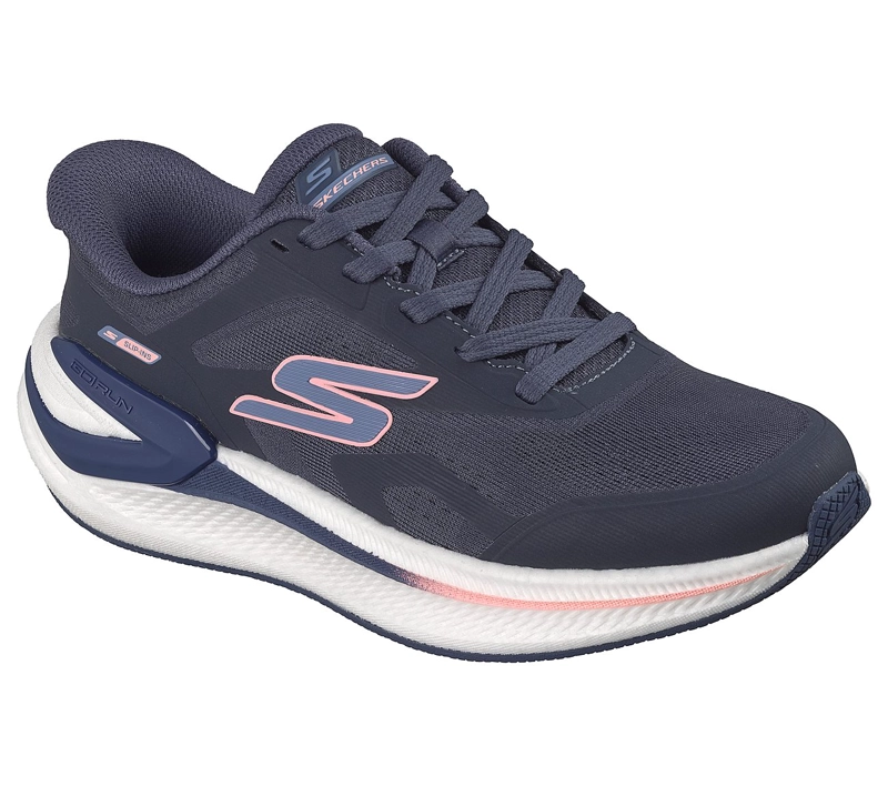 ZAPATILLAS SKECHERS MUJER SLIP-INS GO RUN CONSISTENT AZUL - 5