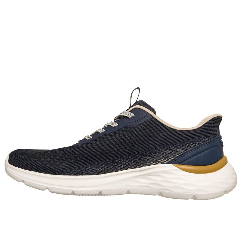 ZAPATILLAS SKECHERS HOMBRE SLIP-INS RELAXED FIT GARNER AZUL - 4