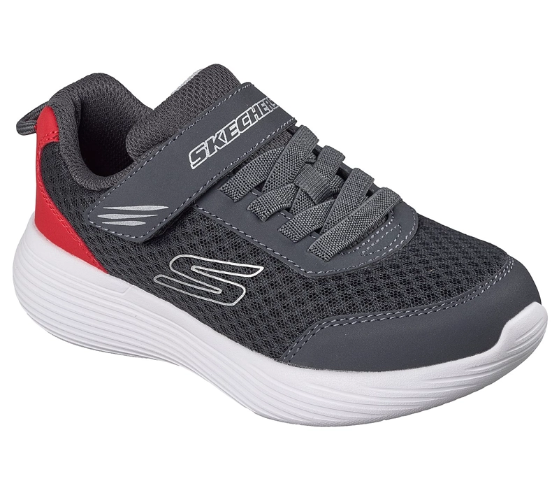 ZAPATILLAS SKECHERS NIÑO GO RUN 400 V2 QUANTA-STRIDE GRIS - 5