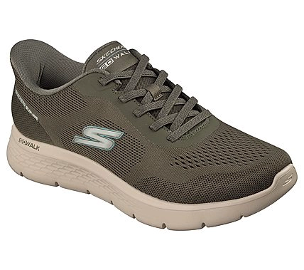 ZAPATILLAS SKECHERS HOMBRE SLIP-INS GO WALK FLEX VERDE - 1