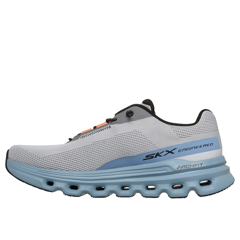 ZAPATILLAS SKECHERS HOMBRE SLIP-INS GO RUN GLIDE-STEP GRIS - 4