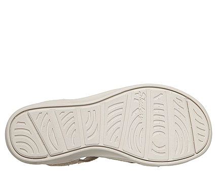 SANDALIAS SKECHERS MUJER SLIP-INS ARYA BEIGE - 2