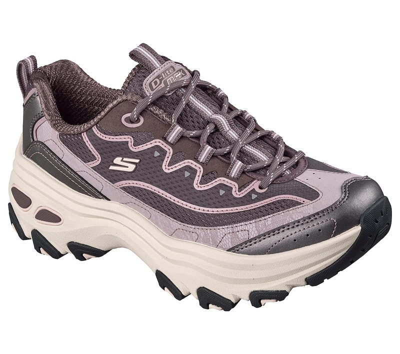 ZAPATILLAS SKECHERS MUJER DLITE MAX MORADO - 5