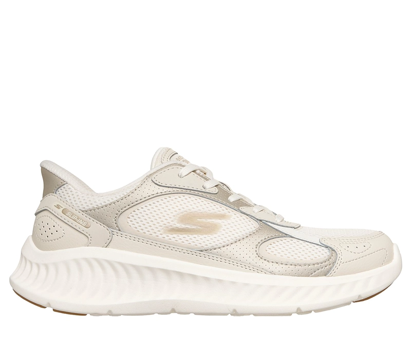 ZAPATILLAS SKECHERS MUJER SLIP-INS GO WALK NOW METALIZADO - 1