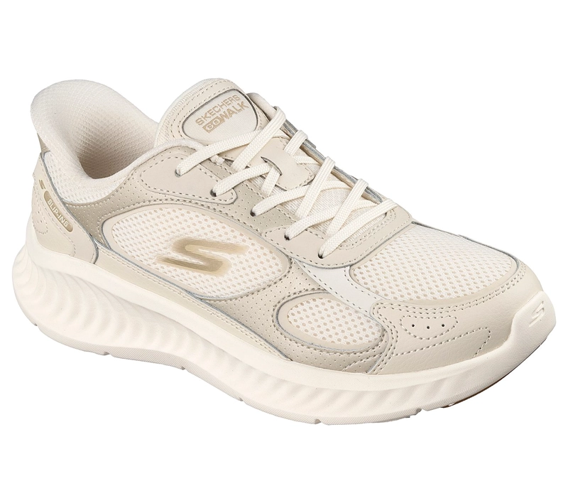 ZAPATILLAS SKECHERS MUJER SLIP-INS GO WALK NOW METALIZADO - 5