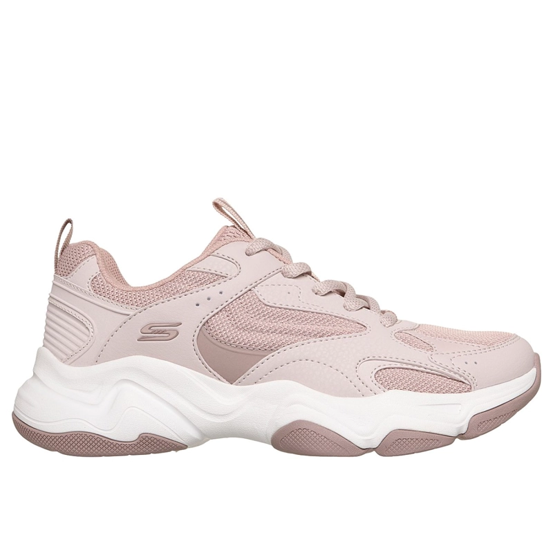 ZAPATILLAS SKECHERS MUJER BOBS SPORT DIEGO ROSADO - 1