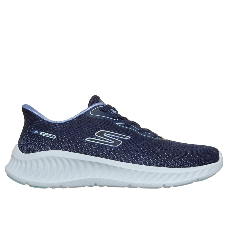ZAPATILLAS SKECHERS MUJER SLIP-INS GO WALK NOW PARKER AZUL - 1