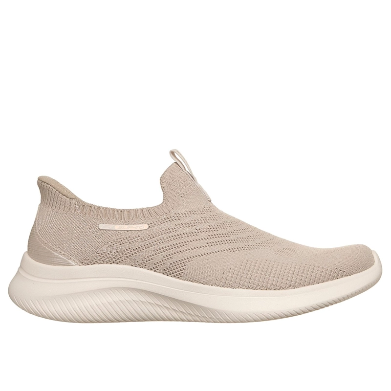 ZAPATILLAS SKECHERS MUJER SLIP-INS ULTRA FLEX 4.0 BEIGE - 1