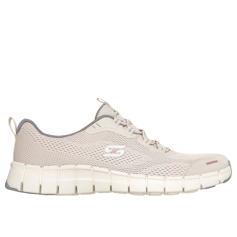 ZAPATILLAS SKECHERS MUJER FLEX STEP FREE SPIRIT BEIGE - 1