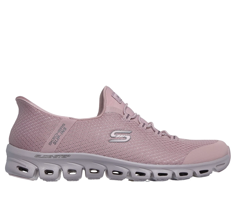 ZAPATILLAS SKECHERS MUJER SLIP-INS GLIDE-STEP VIBEY MORADO - 1