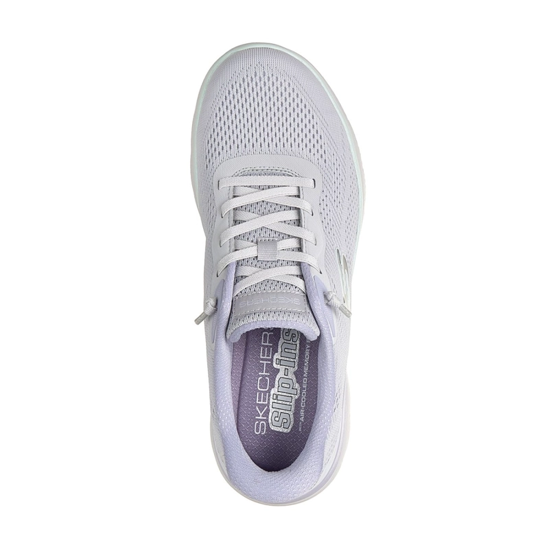 ZAPATILLAS SKECHERS MUJER SLIP-INS SUMMITS GRIS - 2