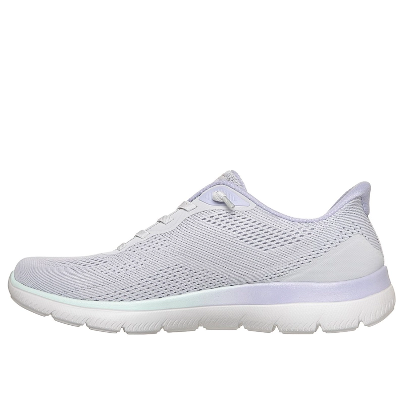 ZAPATILLAS SKECHERS MUJER SLIP-INS SUMMITS GRIS - 4