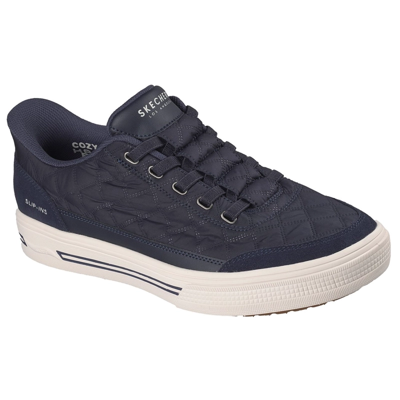 ZAPATILLAS SKECHERS HOMBRE SLIP-INS ARCH FIT ARCADE AZUL - 5
