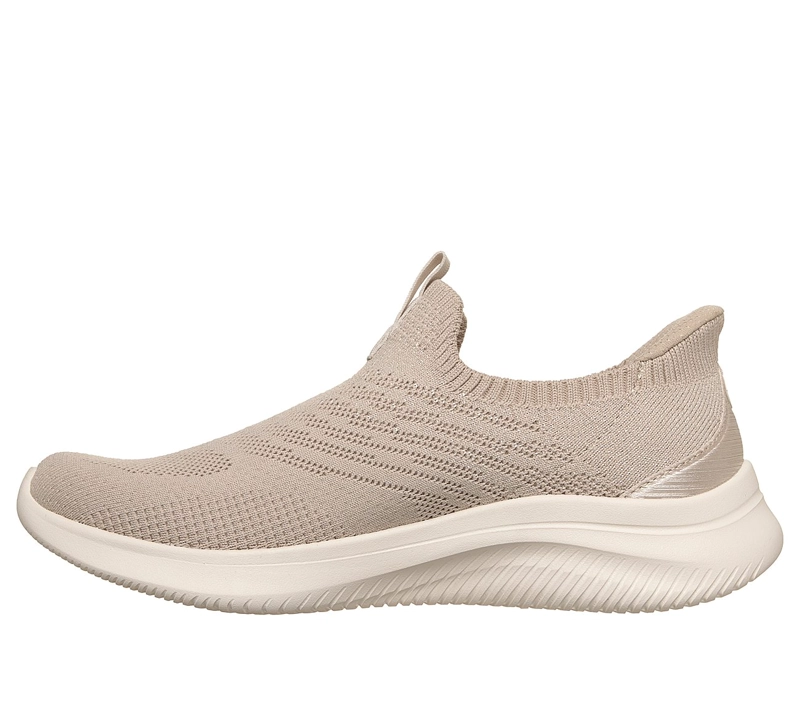 ZAPATILLAS SKECHERS MUJER SLIP-INS ULTRA FLEX 4.0 BEIGE - 4