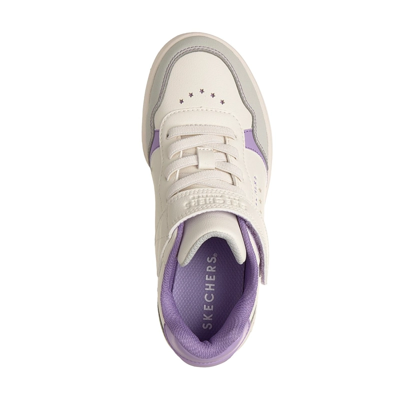 ZAPATILLAS SKECHERS NIÑA QUICK STREET STAR CHARM BEIGE - 2