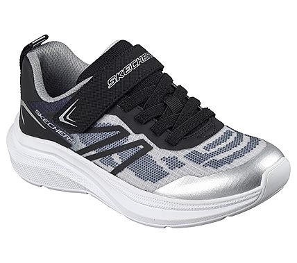ZAPATILLAS SKECHERS NIÑO MICROSPEC VELOCITY PLATEADO - 4
