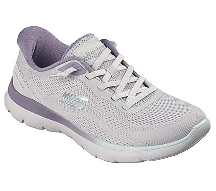 ZAPATILLAS SKECHERS MUJER SLIP-INS SUMMITS GRIS - 4