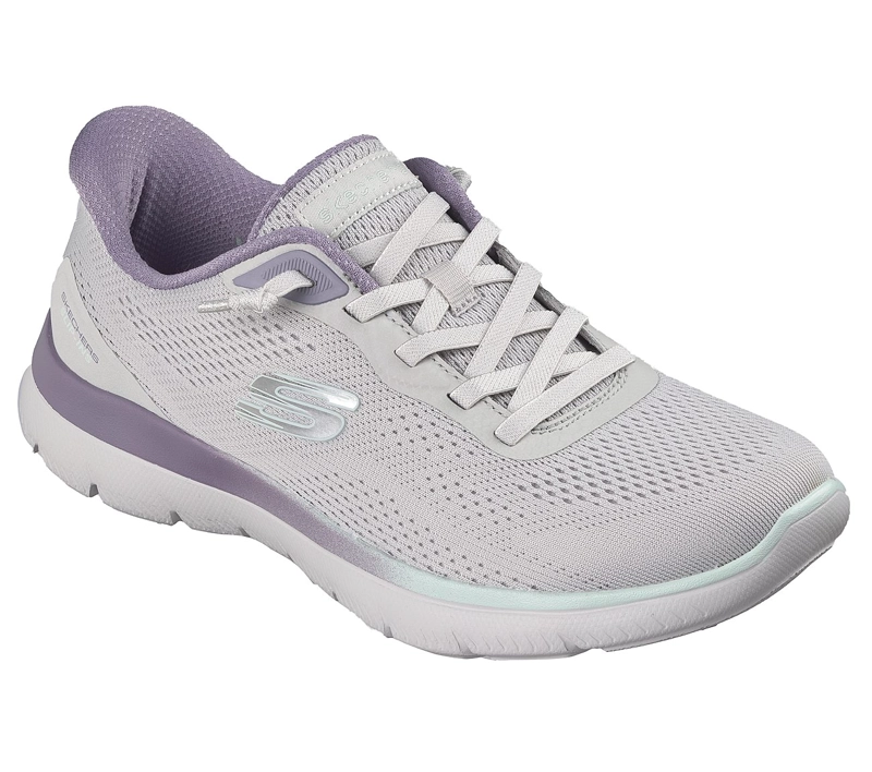 ZAPATILLAS SKECHERS MUJER SLIP-INS SUMMITS GRIS - 5