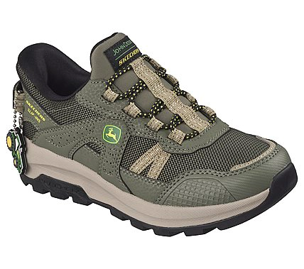 ZAPATILLAS SKECHERS NIÑO SLIP-INS JOHN DEERE STORM VERDE - 4