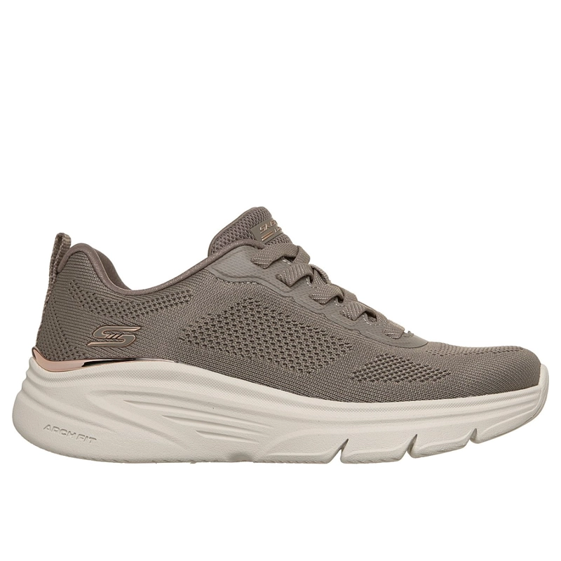 ZAPATILLAS SKECHERS MUJER SLIP-INS BOBS ARCH FIT ELEV8 BEIGE - 1