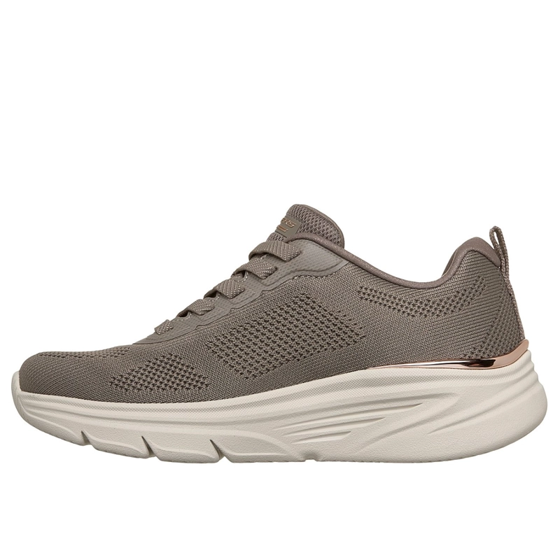 ZAPATILLAS SKECHERS MUJER SLIP-INS BOBS ARCH FIT ELEV8 BEIGE - 4