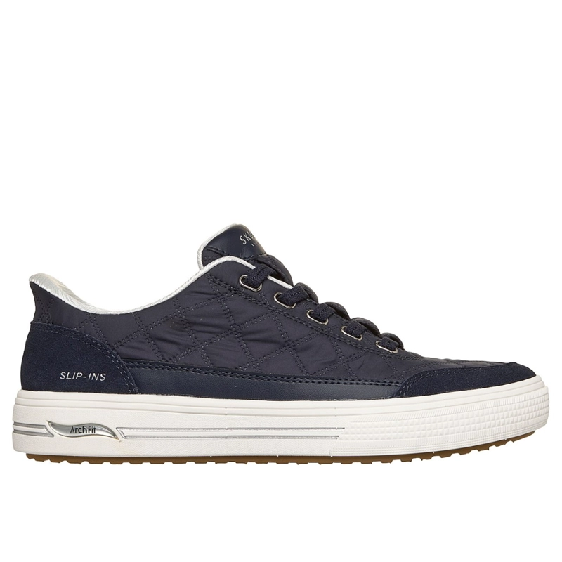 ZAPATILLAS SKECHERS MUJER SLIP-INS ARCH FIT ARCADE AZUL - 1