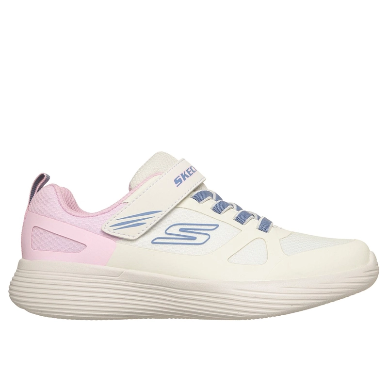 ZAPATILLAS SKECHERS NIÑA GO RUN 400 V.2 TRACE TRACK BEIGE - 1