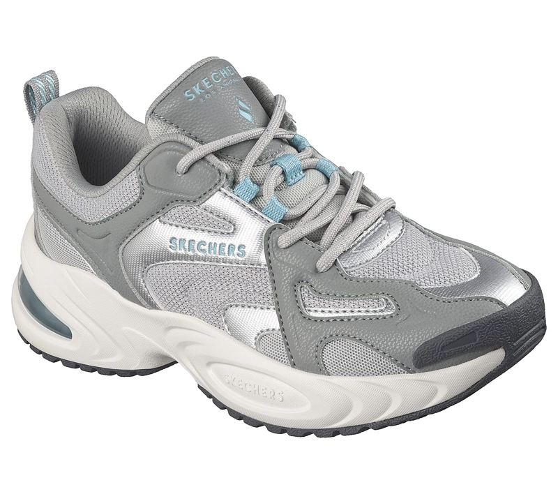 ZAPATILLAS SKECHERS MUJER UNO RYZE GRIS - 2