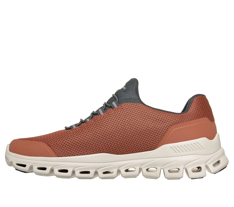 ZAPATILLAS SKECHERS HOMBRE GLIDE-STEP NOLTEK NARANJO - 4