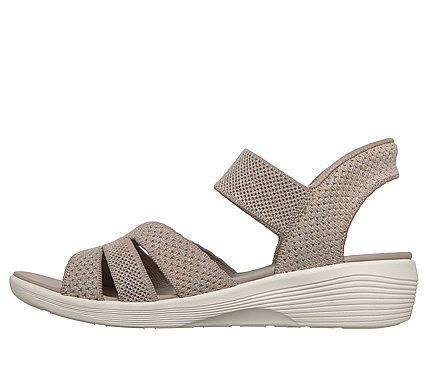 SANDALIAS SKECHERS MUJER SLIP-INS ARYA BEIGE - 3