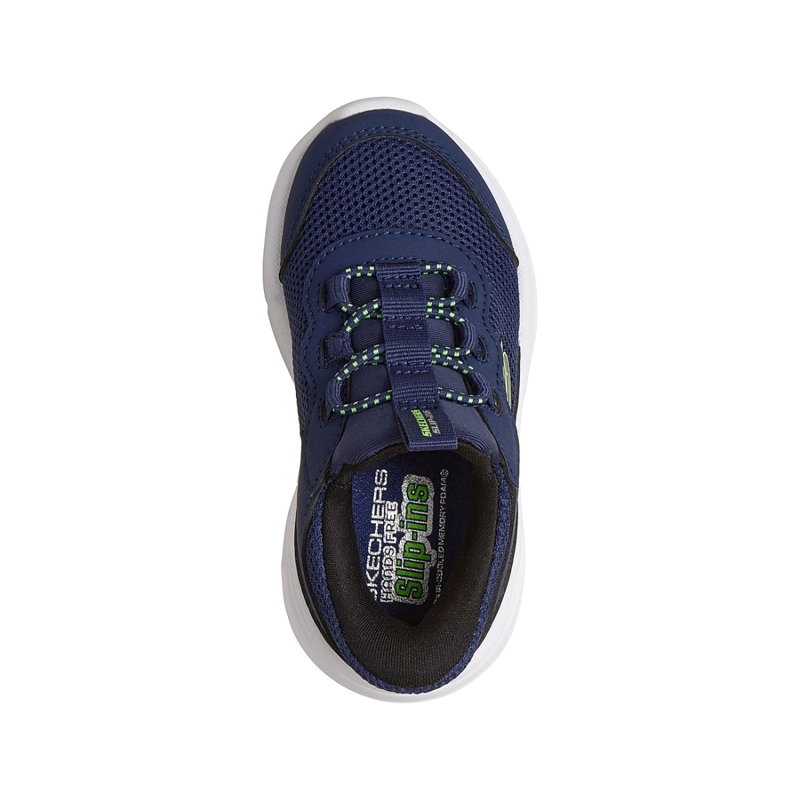 ZAPATILLAS SKECHERS NIÑO - SLIP-INS BOUNDER PRO AZUL - 2