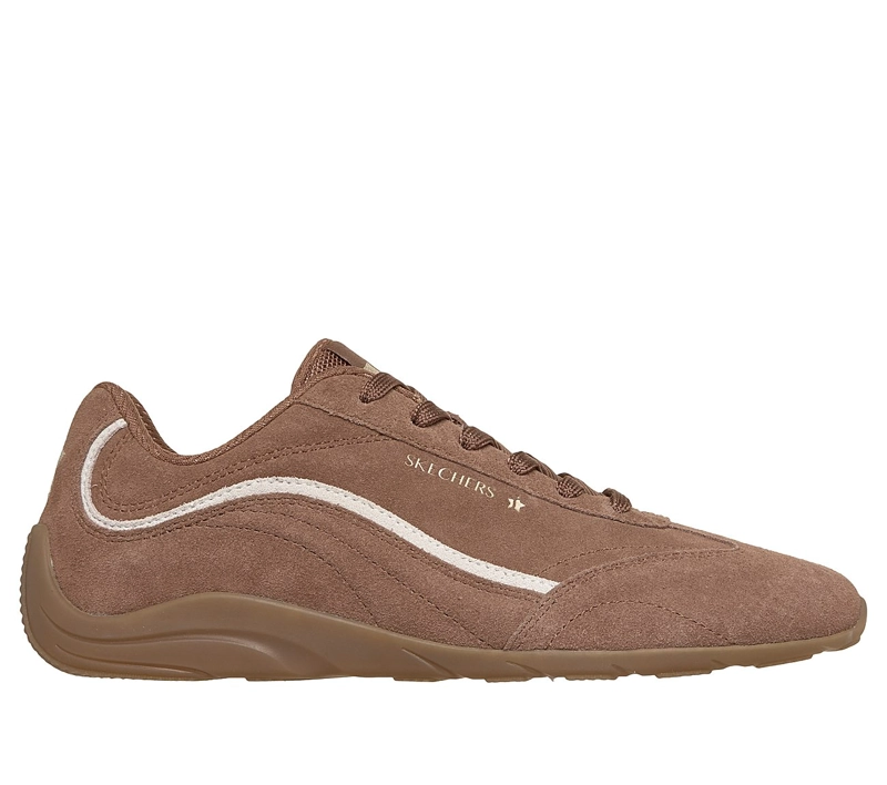 ZAPATOS SKECHERS MUJER COURT RACER CITY BELLE CAFE - 1