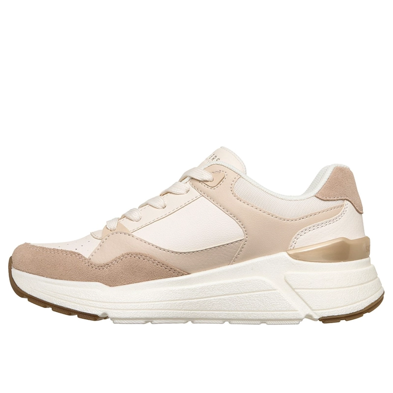 ZAPATILLAS SKECHERS MUJER ROVINA LITE BEIGE - 4