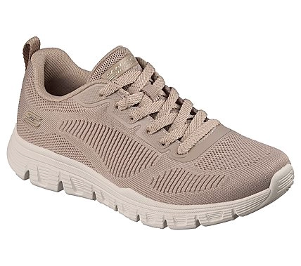 ZAPATILLAS SKECHERS MUJER BOBS SPORT B LIGHT BEIGE - 5