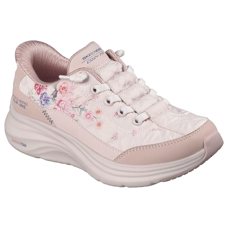 ZAPATILLAS SKECHERS NIÑA SLIP-INS CONTOUR FOAM ROSADO - 5