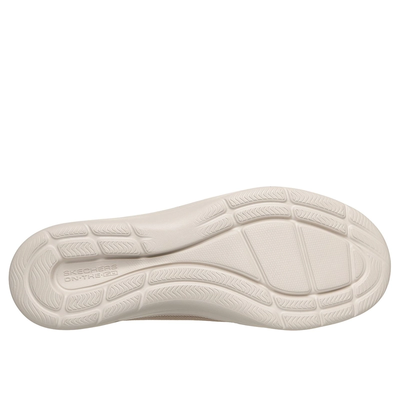 ZAPATILLAS SKECHERS MUJER SLIP-INS ON-THE-GO FLEX BEIGE - 3