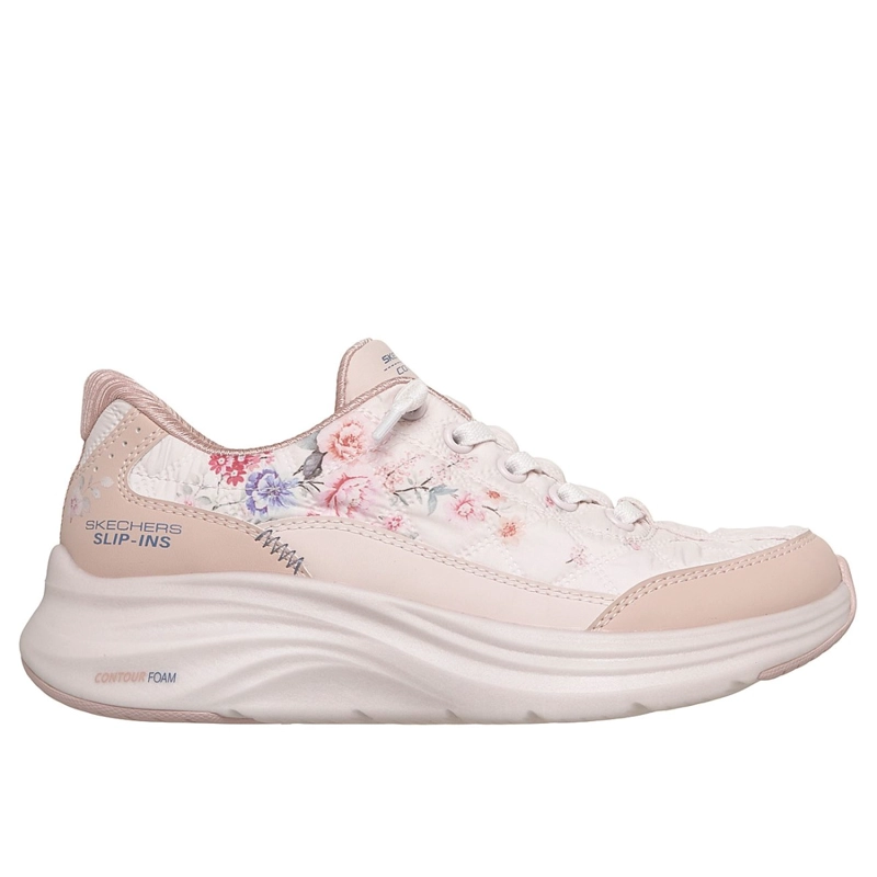 ZAPATILLAS SKECHERS NIÑA SLIP-INS CONTOUR FOAM ROSADO - 1