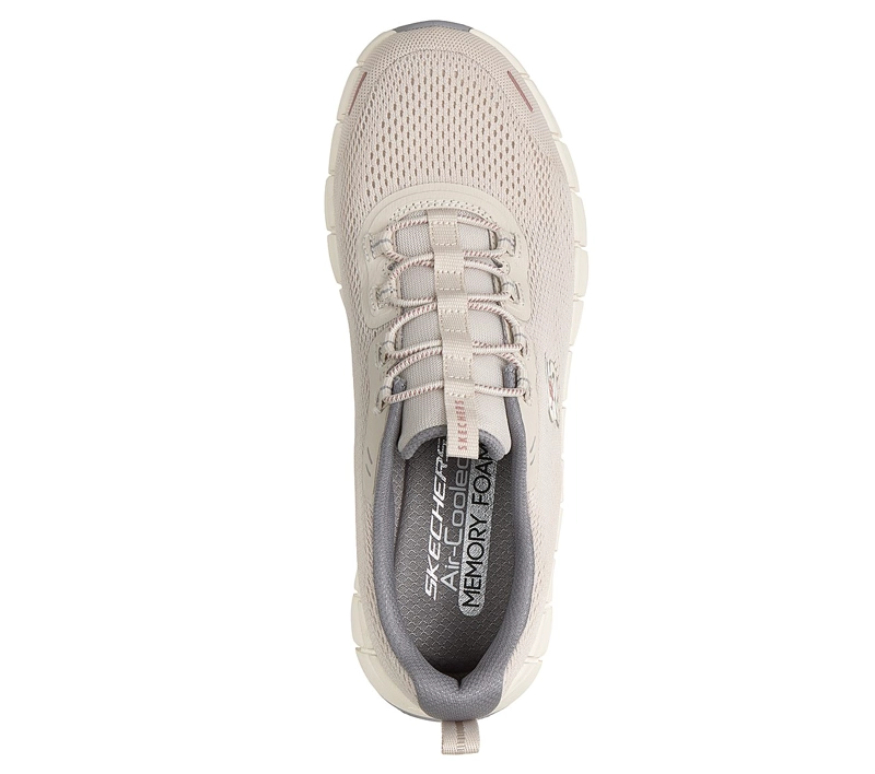 ZAPATILLAS SKECHERS MUJER FLEX STEP FREE SPIRIT BEIGE - 2