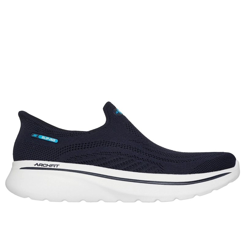 ZAPATILLAS SKECHERS HOMBRE SLIP-INS RELAXED FIT GO WALK AZUL - 1