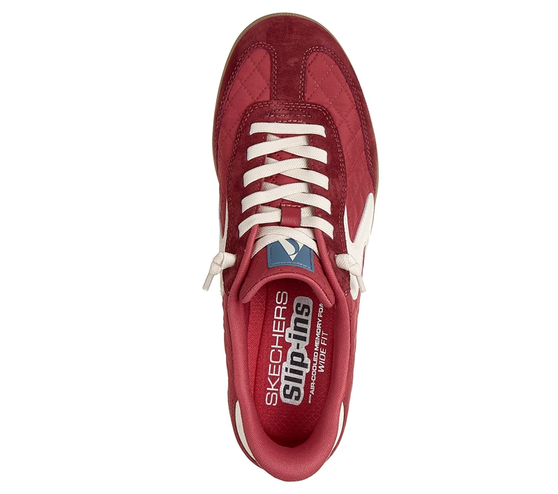 ZAPATILLAS SKECHERS MUJER SLIP-INS HOTSHOT ROJO - 2