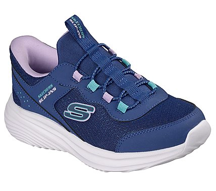 ZAPATILLAS SKECHERS NIÑA SLIP-INS BOUNDER PRO AZUL - 4