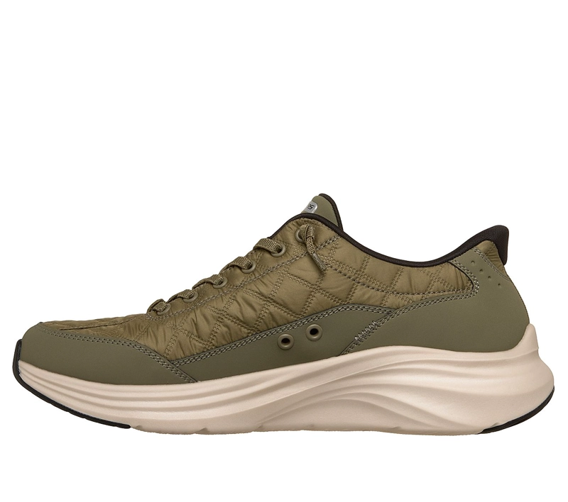 ZAPATILLAS SKECHERS HOMBRE SLIP-INS CONTOUR FOAM VERDE - 4