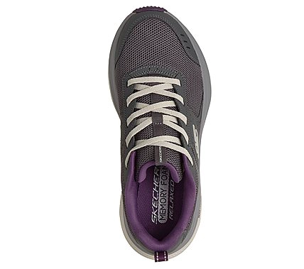 ZAPATILLAS SKECHERS MUJER RELAXED FIT MAX CUSHIONING GRIS - 1