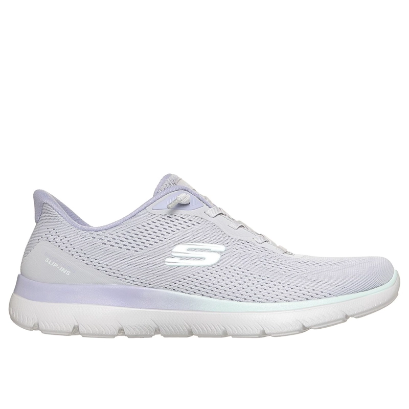 ZAPATILLAS SKECHERS MUJER SLIP-INS SUMMITS GRIS - 1